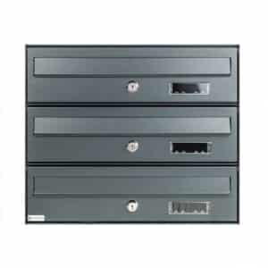 Apartment Mailboxes Urban Easy MTZ Bank Of 3 Apartment Mailboxes Urban Easy MTZ Bank Of 3