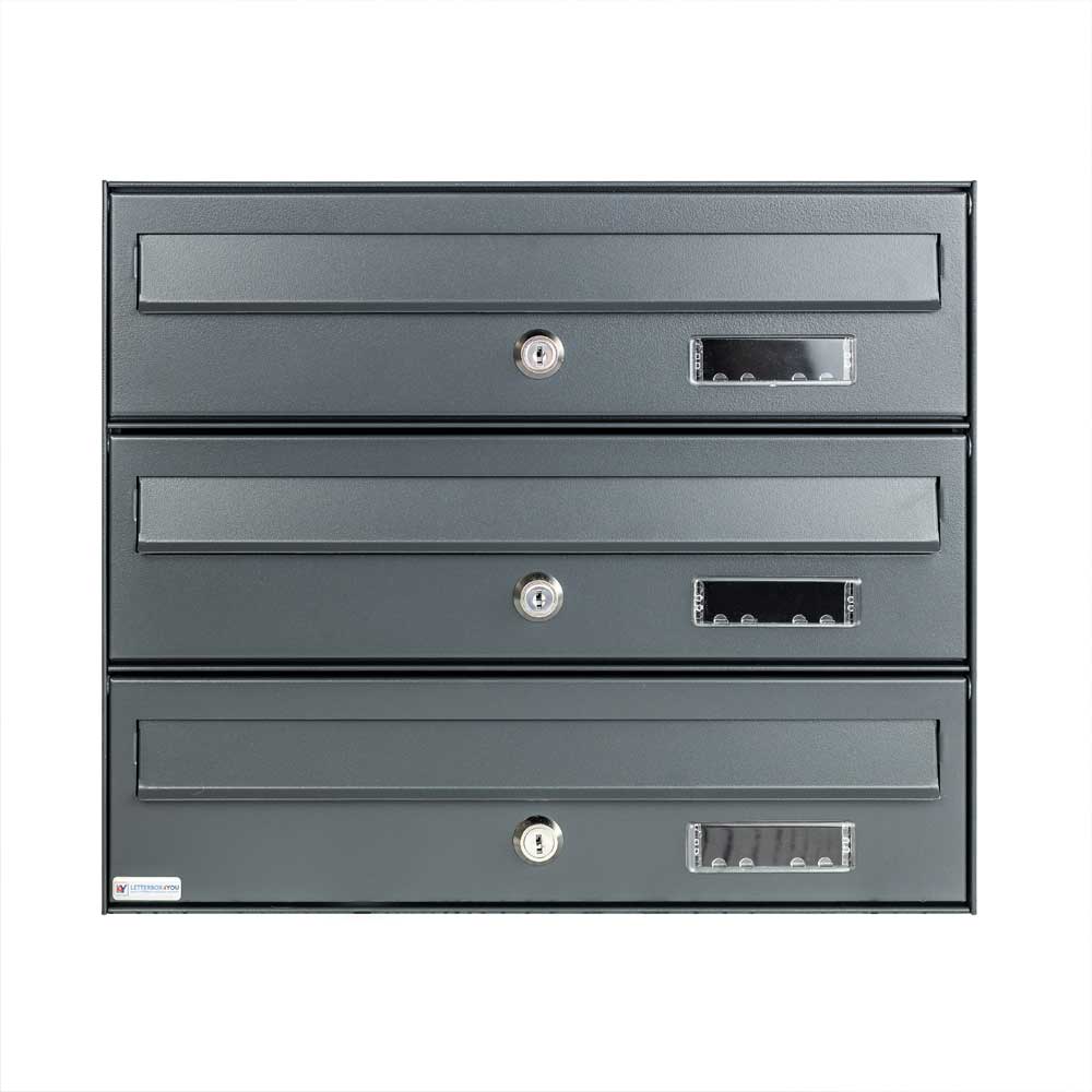 Apartment Mailboxes Urban Easy MTZ Bank Of 3