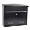 SD5 Large Wall Mounted Letterbox Black