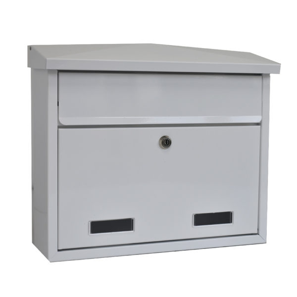 SD5 Large Wall Mounted Letterbox White