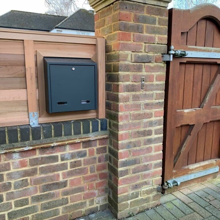 Gatehouse W34 Large Gate Letterbox Rear Access Post Boxes For Sale