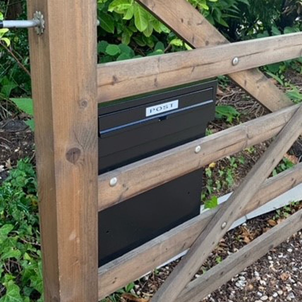 Gatehouse W33 Large Post Box For Gates & Fences Rear Access Post Boxes For Sale