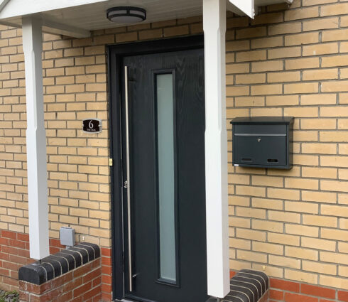 Wall Mounted Outside Post Box For House Sd5 Grey