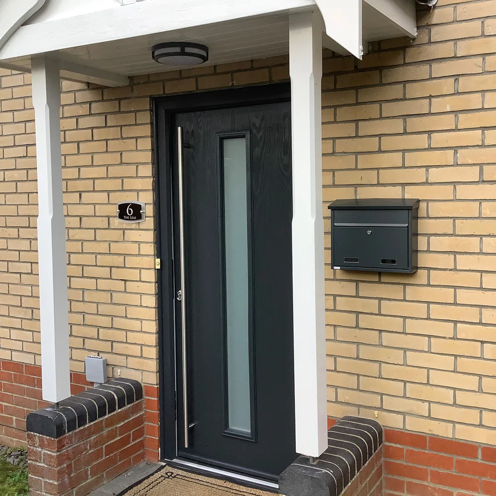 Wall Mounted Outside Post Box For House Sd5 Grey Wall Mounted Outside Post Box For House Sd5 Grey