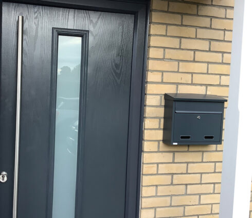 Wall Mounted Outside Post Box For House Sd5 Ral 7016