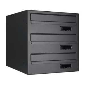 Rear Acess Communal Post Boxes E6 Bank Of 3 With No Trim Rear Acess Communal Post Boxes E6 Bank Of 3 With No Trim