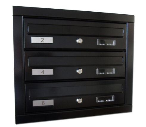Letterboxes For Flats Urban Easy Mtz Recessed Mounted Multi Occupancy