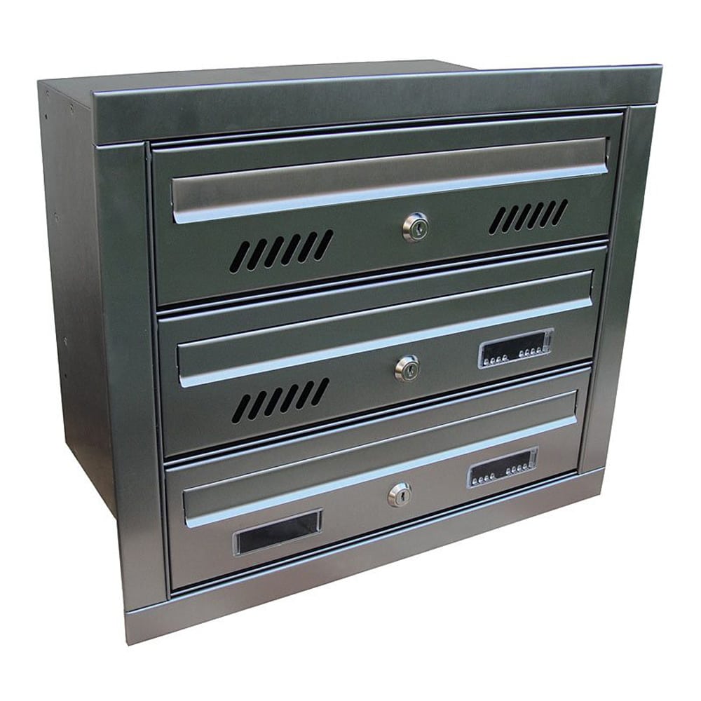 Post Boxes For Flats Urban Easy Mtz Recessed Mounted Multi Occupancy