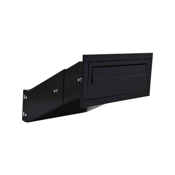 Through The Wall Letterbox Muretto Black
