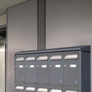 Communal Post Boxes For Flats Serenissima Urbano Multiplo Dark Grey