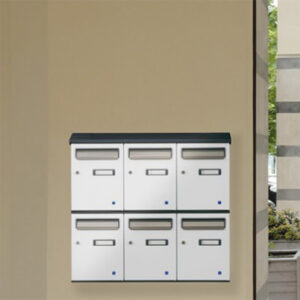 Communal Post Boxes For Flats Urbano Multiplo Stainless Steel