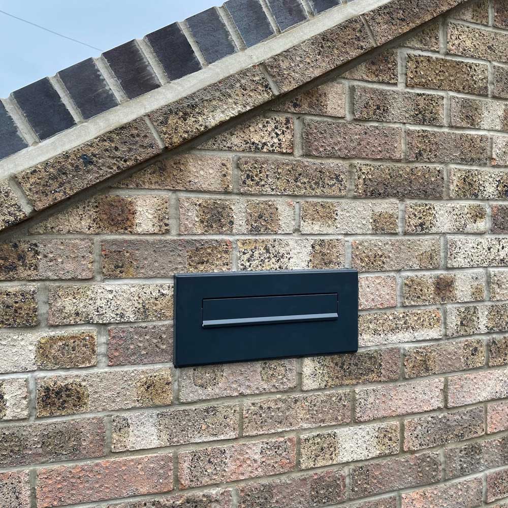 Large Letterbox Lfd 041 Dark Grey