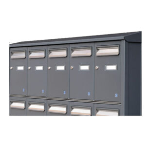 Letteboxes For Flats Serenissima Urbano Multiplo Dark Grey