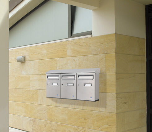 Postboxes For Flats Urbano Multiplo Stainless Steel