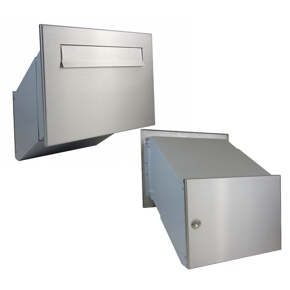 Through The Wall Post Box Ldd 241 Stainless Steel