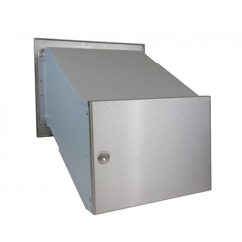 Through Wall Letterbox Ldd 241 Stainless Steel