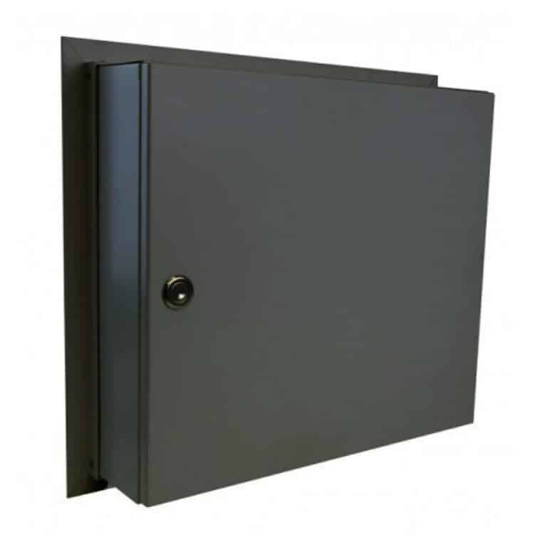 LAD03 Rear Access Post Box For Railings Gate Fence Mounting