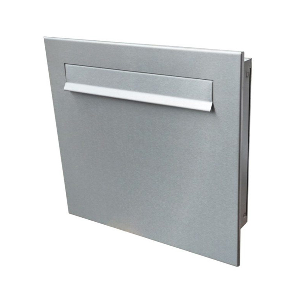 Gate Mounted Lettebox Lad04 Stainless Steel 2