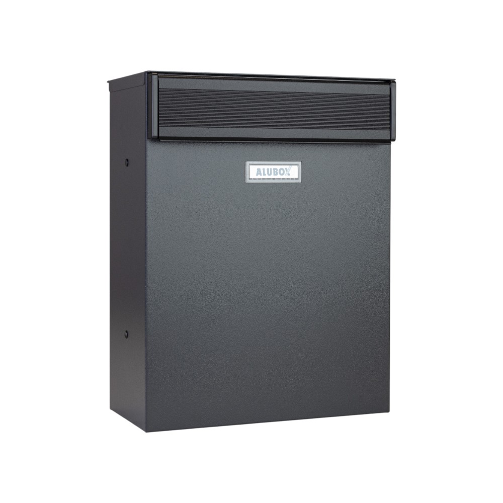 Large Letterbox Gate Mounted Rear Acess Magnum Galvanised Steel Dark Grey Main Large Letterbox Gate Mounted Rear Acess Magnum Galvanised Steel Dark Grey Main