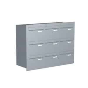 Communal Letterboxes For Flats LBD 24 Through The Wall 9 Bank Communal Letterboxes For Flats LBD 24 Through The Wall 9 Bank