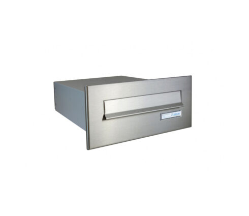 Communal Through The Wall Postboxes For Flats Lbd 04 Stainless Steel 3 Bank