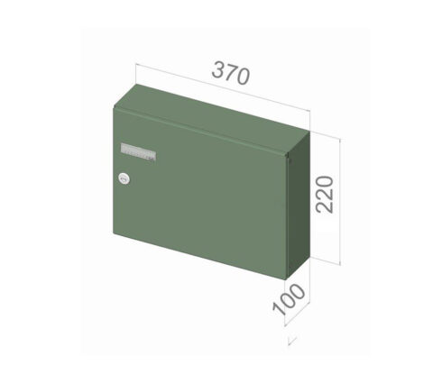 Letterboxes For Flats Lad 042 Door Panel 6 Bank Dimensions
