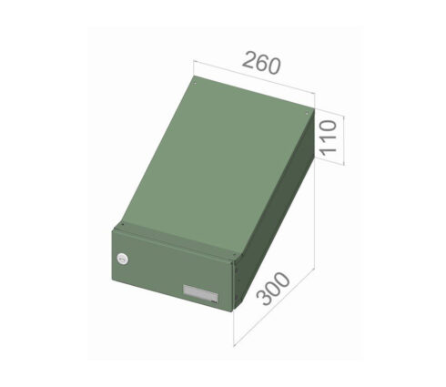 Postboxes For Flats Ldd 046 Door Panel Letterboxes Dimensions