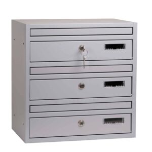 Bank Of 3 Wall Mounted Letter Boxes Bank Of 3 Wall Mounted Letter Boxes