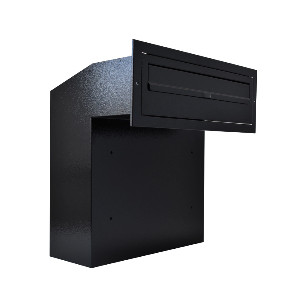 Through The Wall Letterbox In Black W3 4 XL