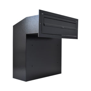 Through The Wall Post Box In Black W3 4 XL