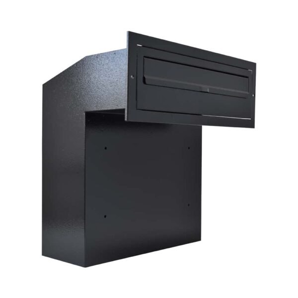 Large Through Wall Letterbox Locking Weatherproof Galvanised Steel