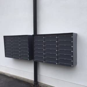 Urban Easy E3 external wall mounted post boxes