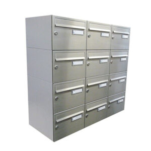 Letterboxes For Flats City Hall Lbd 21 Stainles Steel 12 Bank