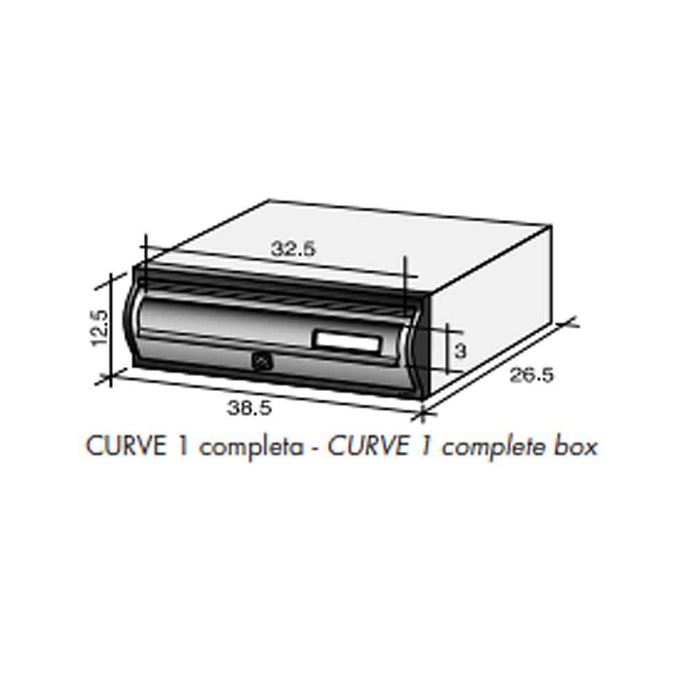 Letterboxes For Flats Curve 1 Dimensions Letterboxes For Flats Curve 1 Dimensions