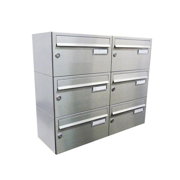 Post Boxes For Flats Wall Mounted Lbd 217 Stainless Steel
