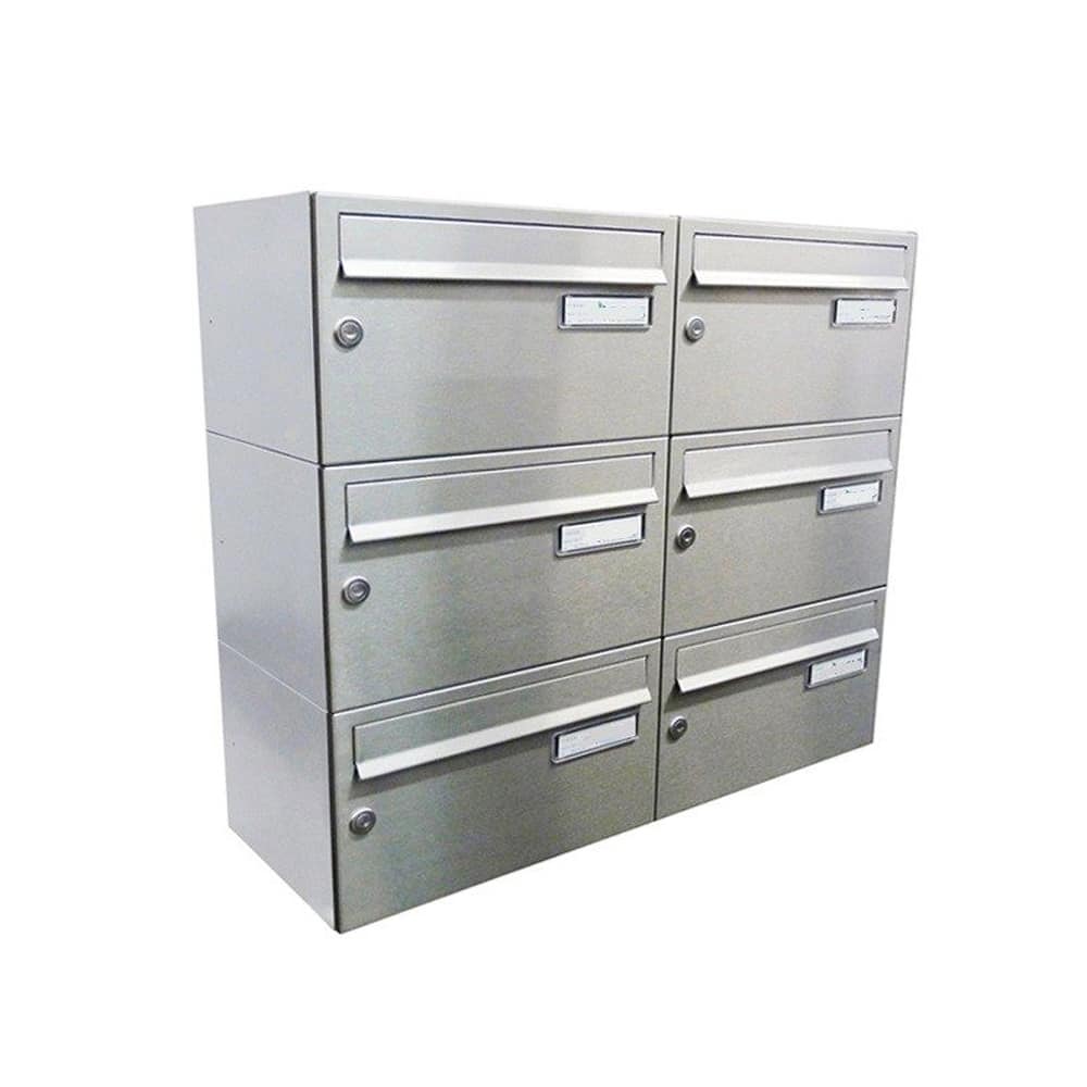 Post Boxes For Flats Wall Mounted Lbd 217 Stainless Steel