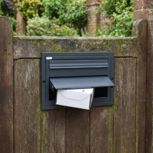 Sigma Parcel Box For Gates And Fences WIth Letterbox Sigma Parcel Box For Gates And Fences WIth Letterbox