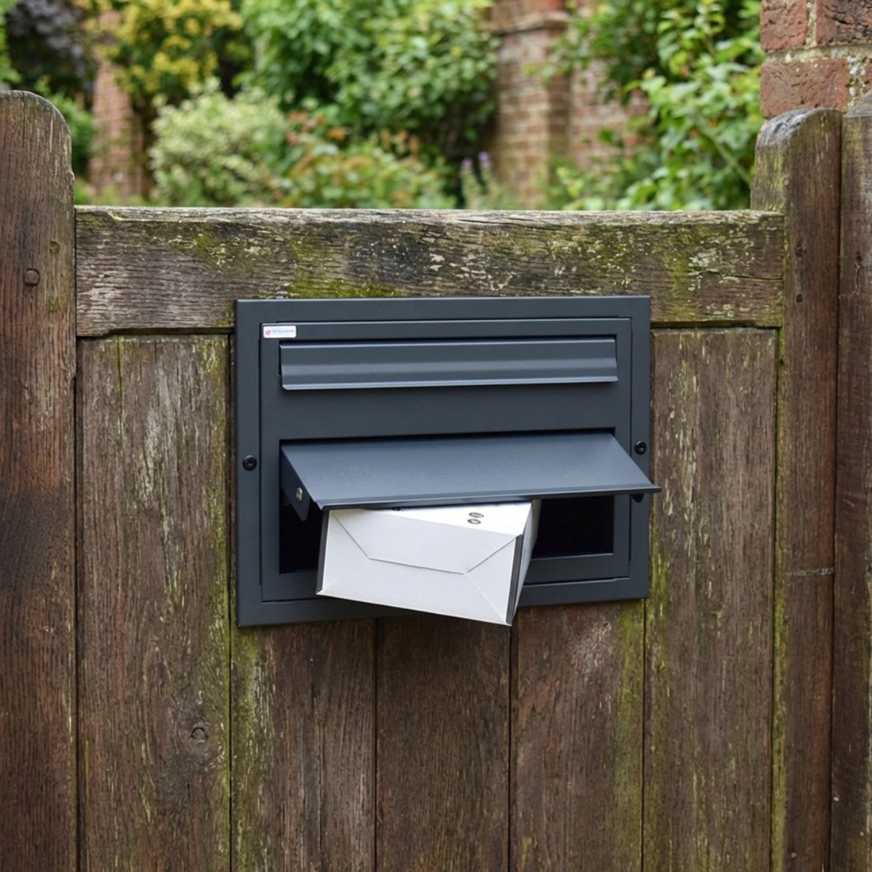 Sigma Parcel Box For Gates And Fences WIth Letterbox