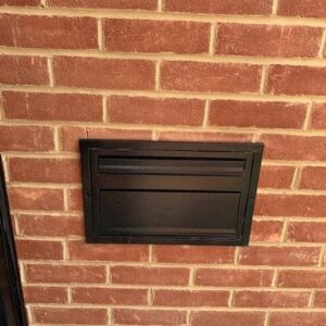 Sigma parcel box used as through the wall parcel box parcel box through the wall