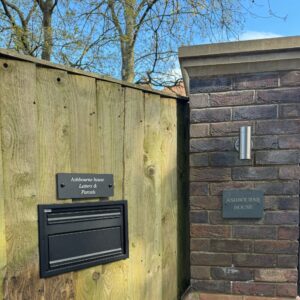 Through The Wall Parcel Box Sigma Black Lifestyle Photo 2 Through The Wall Parcel Box Sigma Black Lifestyle Photo 2