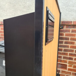 Gate Letterbox Sigma Black Fitted