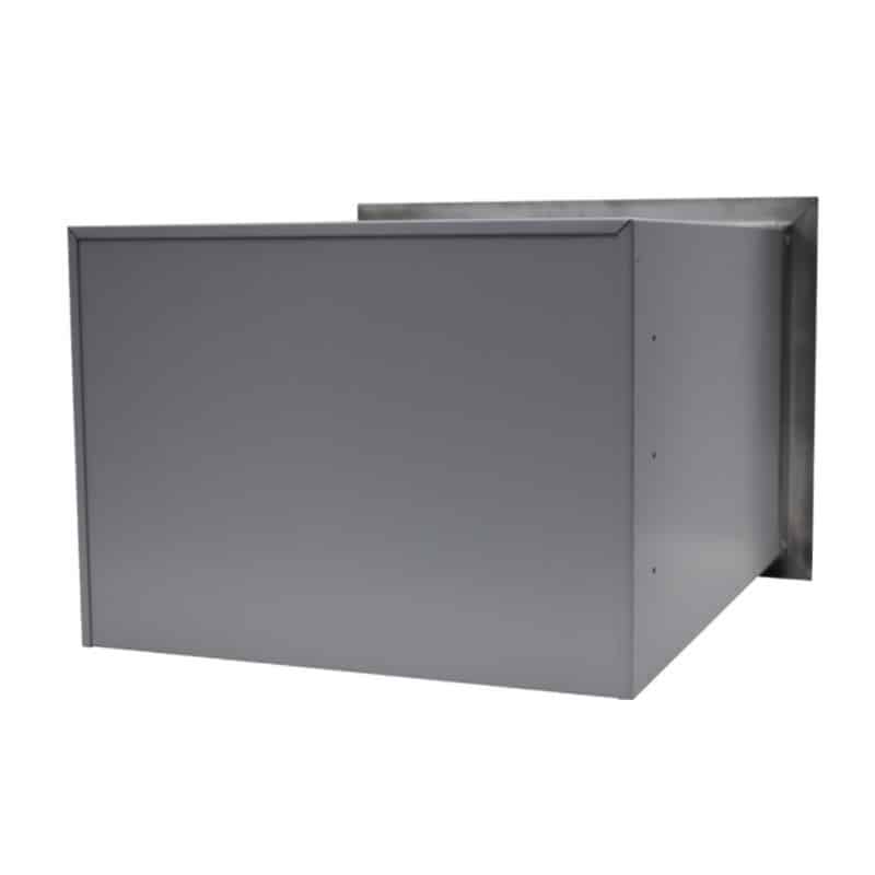 LBD 21 Recess Mounted Letterbox Rear