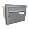 built in wall mounted stainless steel post box