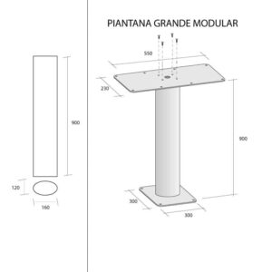 Grande Free Standing Support