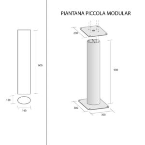 Piccola Free Standing Support