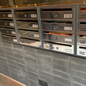 Apartment Mailboxes Tocco Di Italia Cubo Stainless Steel Apartment Mailboxes Tocco Di Italia Cubo Stainless Steel