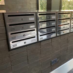 Communal Letterboxes Tocco Di Italia Cubo Stainless Steel Communal Letterboxes Tocco Di Italia Cubo Stainless Steel