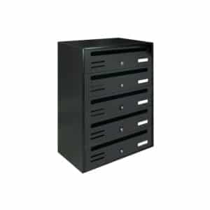 Letterboxes For Flats Cubo Dark Grey 5 Bank Letterboxes For Flats Cubo Dark Grey 5 Bank