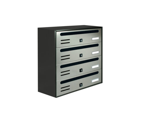 Letterboxes For Flats Cubo Ss 4 Bank