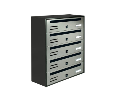 Letterboxes For Flats Cubo Ss 5 Bank